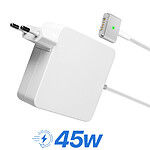 Chargeur Macbook Magsafe 2 Magnétique Charge Rapide 45W Indicateur LED Blanc