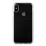 Muvit Coque pour iPhone X / XS Bling Souple Argent