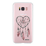 Evetane Coque Samsung Galaxy S8 360 intégrale transparente Motif Attrape coeur Tendance