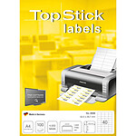 TOP STICK 4000 étiquettes universelles, 52,5 x 29,7 mm, blanc