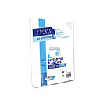 GPV Paquet de 50 enveloppes blanches C5 162x229 80 g/m² bande de protection