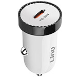 LinQ Chargeur Allume cigare Voiture USB C 30W Power Delivery Compact  blanc
