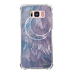 Evetane Coque Samsung Galaxy S8 Plus anti-choc souple angles renforcés transparente Motif Lune Attrape Rêve