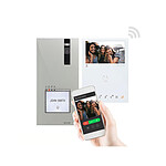 Comelit - Kit vidéo quadra et mini wi-fi/BM. 2 fils - 8451V/BM