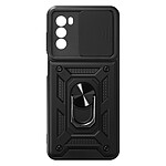 Avizar Coque Pour Motorola Moto G52 et G82avec Cache caméra et Bague Support Vidéo  noir