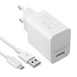 Avizar Chargeur secteur Blanc pour Tous les appareils équipés d'un port micro USB