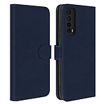 Avizar Étui Huawei P smart 2021 Protection avec Porte-carte Fonction Support Bleu nuit