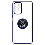 Avizar Coque pour Samsung Galaxy A23 5G et M23 5G Bi-matière Bague Métallique Support Vidéo  Bleu