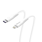 Dudao Câble USB-C vers Lightning Universel Power Delivery 65W Intensité 6A  Blanc