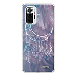 Evetane Coque Xiaomi Redmi Note 10 Pro 360 intégrale transparente Motif Lune Attrape Rêve Tendance