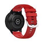 Avizar Bracelet pour Samsung Galaxy Watch Active 2 40mm Silicone Texturé Rouge