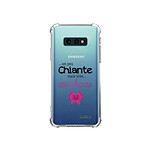 Evetane Coque Samsung Galaxy S10e anti-choc souple angles renforcés transparente Motif Un peu chiante tres attachante