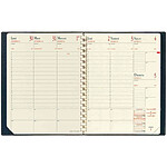 QUO VADIS Agenda MANAGER Couv Plast Grainée noir 21 x 27 cm