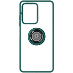 Avizar Coque pour Xiaomi Redmi Note 12 Pro 5G Bi-matière Bague Métallique Support Vidéo  Vert