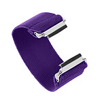 Avizar Bracelet Samsung Galaxy Watch 4 en nylon Tissé Auto ajustable violet
