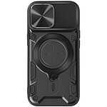 Avizar Coque MagSafe pour iPhone 15 Protection Caméra intégrée  Noir