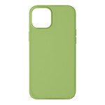 Avizar Coque iPhone 13 Mini Silicone Semi-rigide Finition Soft-touch vert tilleul