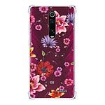 Evetane Coque Xiaomi Mi 9T Pro anti-choc souple angles renforcés transparente Motif Fleurs Multicolores