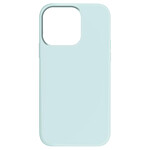 Moxie Coque pour iPhone 15 Pro Semi-rigide Intérieur Microfibre Bleu Pâle