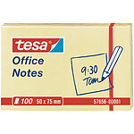 Tesa Office Notes, 50 x 75 mm, jaune