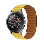 Avizar Bracelet pour Honor Magic Watch / GS3 Silicone Souple Attache Magnétique Jaune