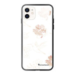 LaCoqueFrançaise Coque iPhone 12 Mini Coque Soft Touch Glossy Fleurs Blanches Design