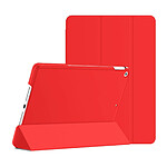 Evetane Etui Smart Cover iPad 102 Pouces (2019/2020/2021) Rouge à rabat avec support