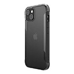 Raptic Coque pour iPhone 13 Terrain Biodégradable 3M Noir transparent