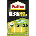 PATTEX Set de 10 pastilles adhesives pour montage detachables jaune
