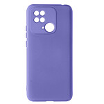 Avizar Coque pour Xiaomi Redmi 10C Silicone Semi-rigide Finition Soft-touch Fine  violet