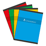 CONQUÉRANT Cahier agrafé 24 x 32 cm 192 pages 70g Quadrillé 5x5 coloris aléatoires