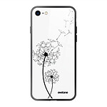 Evetane Coque iPhone 7/8/ iPhone SE 2020/ 2022 Coque Soft Touch Glossy Pissenlit Design