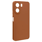 Avizar Coque pour Xiaomi Redmi 13C Silicone Mat Protection Caméra Marron