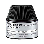 STAEDTLER flacon-recharge Lumocolor non-permanent, noir