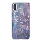 Evetane Coque iPhone Xs Max 360 intégrale transparente Motif Lune Attrape Rêve Tendance