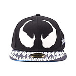 Marvel - Casquette Snapback Venom Noir/Blanc