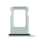 Clappio Tiroir Carte SIM pour iPhone 15 et 15 Plus Nano SIM Vert Pâle