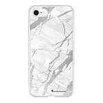 LaCoqueFrançaise Coque iPhone 7/8/ iPhone SE 2020 silicone transparente Motif Marbre gris ultra resistant