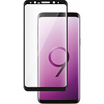 BigBen Connected Protège écran pour Samsung Galaxy S9 Plus Plat en Verre trempé Anti-rayures Noir transparent