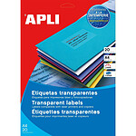 AGIPA Etui 20 étiquette A4 210x297 mm (1 x 20F A4) Las / Cop Coin Droit Permanent Transparent