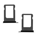 Avizar Tiroir carte Nano SIM iPhone X Adaptateur remplacement - Noir