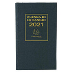 Exacompta Agenda de bureau Agenda banquier large 2 volumes 280x175 mm Noir