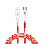 Xtorm Câble USB-C vers USB-C 2.5m Power Delivery 60W Nylon Tressé Orange
