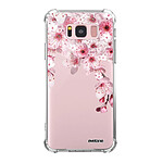 Evetane Coque Samsung Galaxy S8 Plus anti-choc souple angles renforcés transparente Motif Cerisier