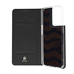 Dux Ducis Housse pour Oppo Reno 8 Pro 5G Clapet Porte-carte Fonction Support Noir