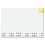 SIGEL Sous-main bloc papier 'Mémo', 595 x 410 mm Blanc