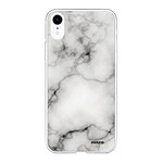 Evetane Coque iPhone Xr 360 intégrale transparente Motif Marbre blanc Tendance