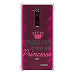 Evetane Coque Xiaomi Mi 9T Pro anti-choc souple angles renforcés transparente Motif Je suis une princesse