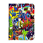 Avizar Étui Tablette 10 pouces Fonction Support Fermeture Élastique Motif street