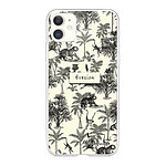 LaCoqueFrançaise Coque iPhone 11 360 intégrale transparente Motif Botanic Evasion Tendance